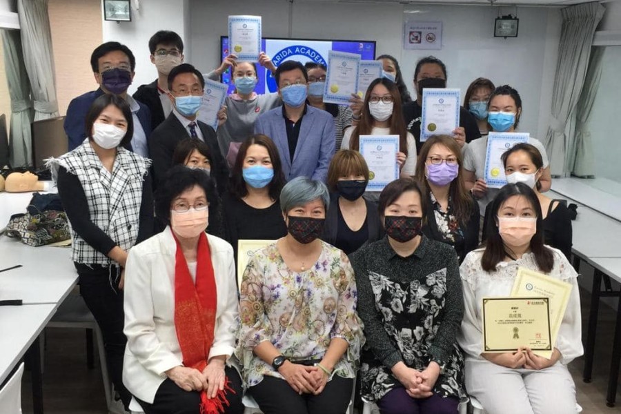 香港傷健協會的學員畢業