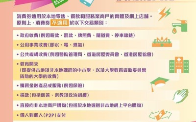 消費券計劃詳情